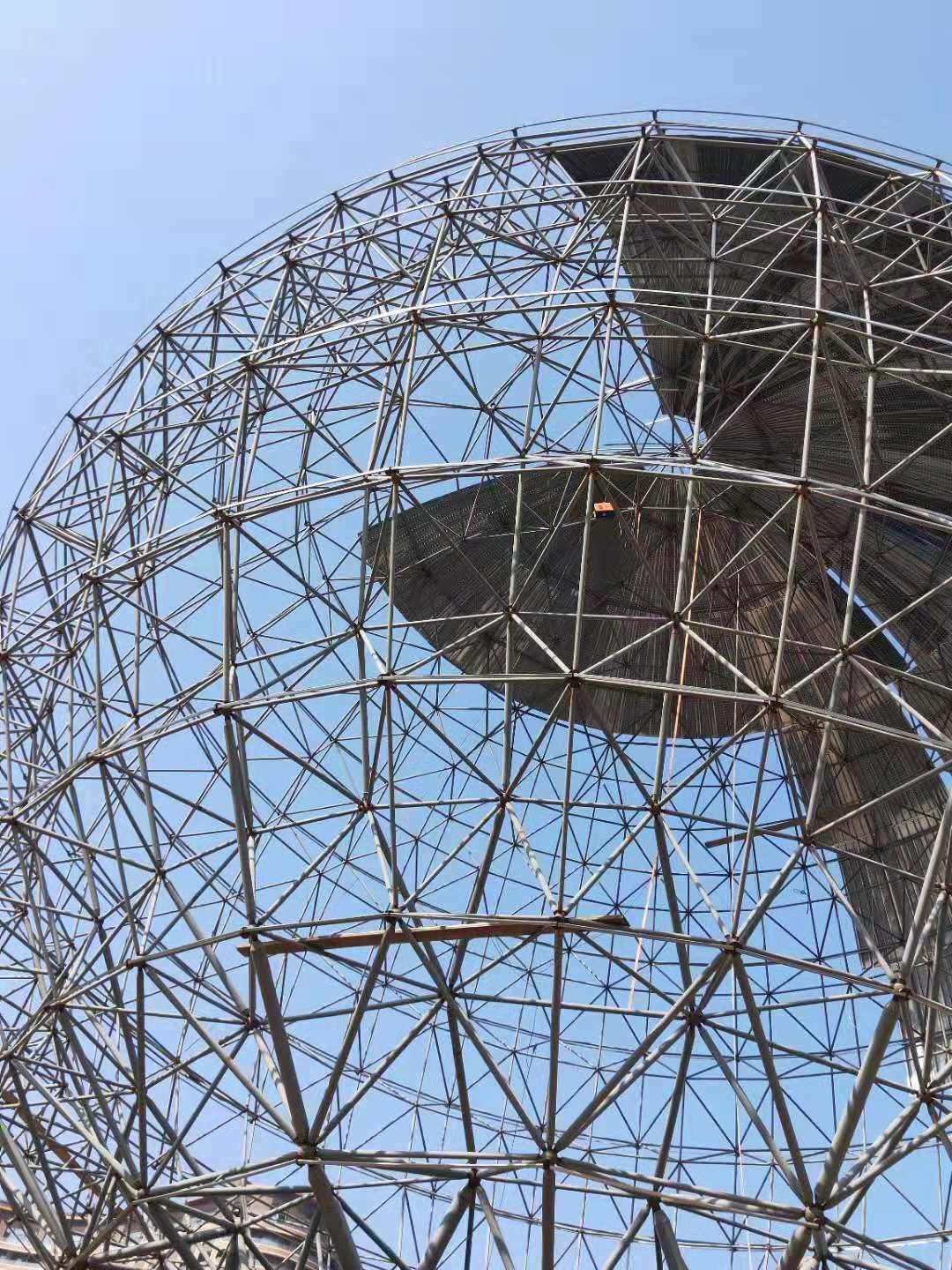 Bolt Ball Joint Space Grid Frame Structure for Prefab Building
